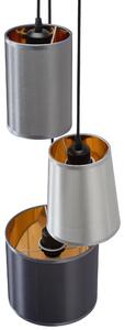 Toolight - Závesná stropná lampa Metal - šedá - APP971-3Cp