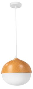 Toolight - Závesná stropná lampa Peanut - prírodná/biela - APP951-1CP