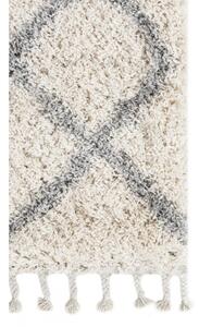 Kusový koberec shaggy Axaya krémový 60x100cm