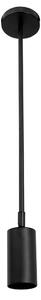Toolight - Závesná stropná lampa Pipe - čierna - APP609-1C