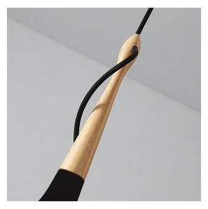 Toolight - Závesná stropná lampa Ramus - čierna - APP936-1CP
