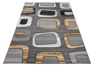 Kusový koberec PP Candy šedožltý 80x150cm