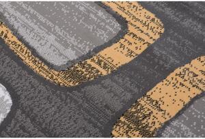 Kusový koberec PP Candy šedožltý 200x200cm