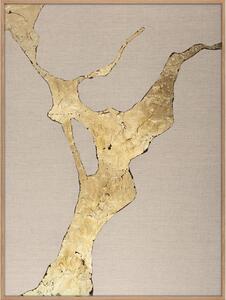 Ručne maľovaný obraz 90x120 cm Wild Horizon Gold – Malerifabrikken