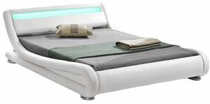 Manželská posteľ 160 cm Fanil (s roštom a LED). Vlastná spoľahlivá doprava až k Vám domov. 808750