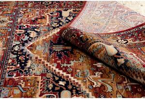 Vlnený kusový koberec Keshan terakota 120x145cm