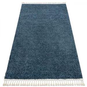 Kusový koberec Shaggy Berta modrý 160x220cm
