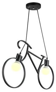 Toolight - Závesná stropná lampa Rower - čierna - APP216-2CP