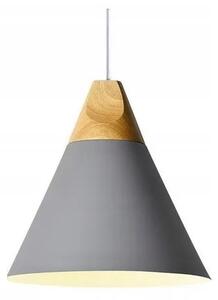 Toolight - Závesná stropná lampa Scandi A - šedá - APP056-1CP