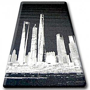 Kusový koberec City čierny 200x290cm