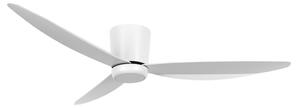 Stropný ventilátor s osvetlením, biely, 137 cm, tichý – Beacon Beacon Lighting, Array, stmievateľné, Biela, Obývacia izba, Plast, Moderný
