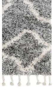 Kusový koberec shaggy Axaya sivý 80x150cm