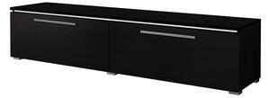 MEBLINE TV stolík AMBER AM41 čierny / dub alpin