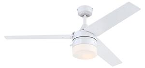 7316640 Stropný ventilátor so svietidlom, biela/breza, IP44, Westinghouse Westinghouse, 7316640, Biela, Obývacia izba, Plast, Moderný