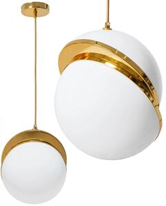 Toolight - Závesná stropná lampa Sphera - biela/zlatá - APP481-1CP