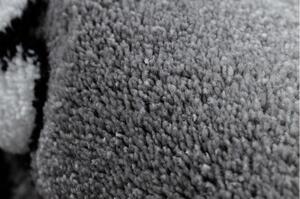 Detský kusový koberec Mačacie princezná sivý 120x170cm