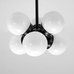 Toolight - Závesná stropná lampa Sphera - čierna - APP904-6CP