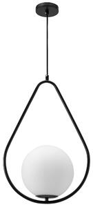 Toolight - Závesná stropná lampa Sphera - čierna - APP938-1CP