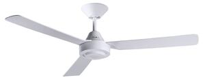 Stropný ventilátor Bayside Calypso, biely, Ø 122 cm, tichý – Beacon Beacon Lighting, Bayside Calypso, Biela, Obývacia izba, Plast, Moderný