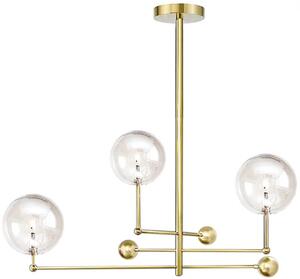 Toolight - Závesná stropná lampa Sphera - zlatá - APP918-3CP