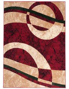 Kusový koberec PP Ray vínový 80x150 80x150cm