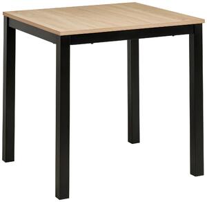 JEDÁLENSKÝ STÔL, čierna, dub sonoma, 80-120/70/76 cm Carryhome - Stoly