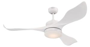 Stropný ventilátor Pierre s LED osvetlením, biely, tichý, DC – Westinghouse Westinghouse, Pierre, stmievateľné, Biela, Obývacia izba, Plast, Moderný