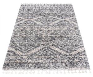 Kusový koberec shaggy Acama krémovo sivý 120x170cm