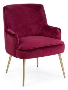 CLELIA červené kreslo