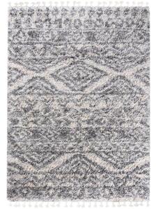 Kusový koberec shaggy Acama krémovo sivý 200x300cm