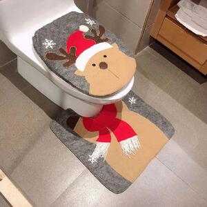 Tutumi - Vianočný poťah na toaletu sob - pestrá