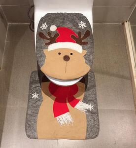 Tutumi - Vianočný poťah na toaletu sob - pestrá