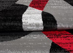 Kusový koberec PP Alex sivočervený 200x200cm