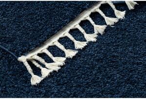 Kusový koberec Shaggy Berta tmavo modrý 180x270cm