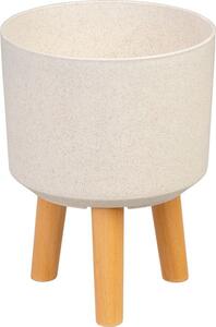 Kvetináč Strend pro, farba White Weath Finish, 20x20x26 cm
