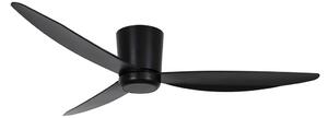 Stropný ventilátor s osvetlením, čierny, 137 cm, tichý, Beacon Beacon Lighting, Array, stmievateľné, Čierna, Obývacia izba, Plast, Moderný