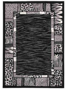 Kusový koberec PP Petro čierny 60x100cm
