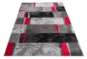 Kusový koberec Ringo sivočervený 120x170cm