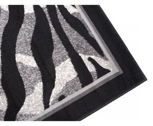 Kusový koberec PP Trio čierny atyp 70x200cm