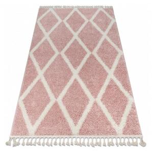 Kusový koberec Shaggy Ariso ružový 70x300cm