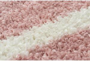 Kusový koberec Shaggy Ariso ružový 80x150cm
