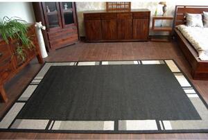Kusový koberec Uga čierny 160x230cm