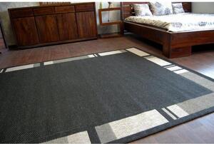 Kusový koberec Uga čierny 200x290cm