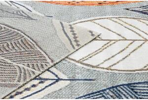 Kusový koberec Farebné listy sivý 120x170cm