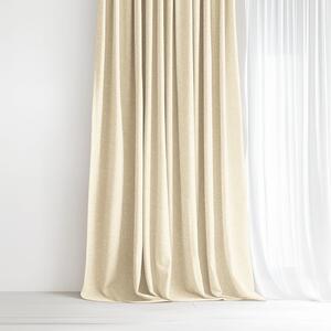 Goldea dekoračný exkluzívny záves - zlatý s trblietkami 140x135 cm