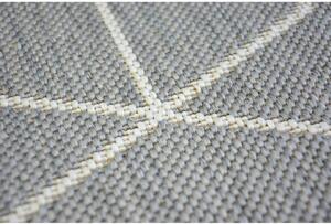 Kusový koberec Kocky 3D sivý 80x150cm