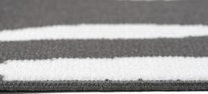 Kusový koberec PP Kiara tmavo sivý 130x190cm