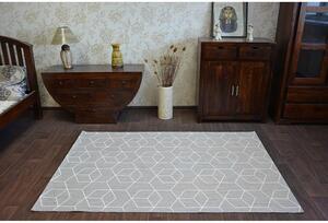 Kusový koberec Kocky 3D sivý 80x150cm