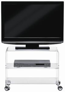 SKRINKA POD TV, číra, 63/48/38 cm - Online Only drobný nábytok, Online Only