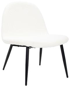 KRESLO, drevo, kov, textil, čierna, béžová Livetastic - Kreslá, Online Only
